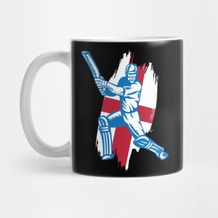 England Cricket Player Batsman Design Mug